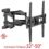 Articulating Arm 32-50 inch TV LCD Monitor Wall Mount, Full Motion Tilt Swivel and Rotate for 32″ 36″ 37″ 40″ 42″ 46″ 50″ LED TV Flat Panel Screen with VESA 400x400mm