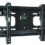 Black Adjustable Tilt/Tilting Wall Mount Bracket for Sanyo DP32671 32″ inch LCD/DVD Combo HDTV TV/Television