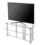 Fitueyes Classic Clear Tempered Glass Tv Stand Suit for up to 46-inch LCD LED Oled Tvs Fts310501gt