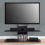Galaxy 65 Inch Black Tv Stand with Mount Sleek Black Finish Goes with Any Color Scheme or Room Decor