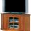 Leick Riley Holliday Corner TV Stand, 46-Inch, Burnished Oak