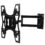 Lumsing® Dual Arms Articulating Swivel Tilt LED Tv Wall Mount 24 29 32 37 42 47 55″ (Black, 22-55 Inches Tv Display)