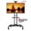 Universal Mobile TV Cart TV Stand with Mount for 37” – 60 inch (fits 32”- 65”) Flat Panel Screens LED LCD OLED Plasma Displays up to 100lbs AVA1500-60-1P