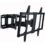 VideoSecu Articulating TV Mount Large Big Heavy Duty Swivel Tilt Wall Mount Bracket For most 60″ 62″ 65″ 70″ 75″ 78″ 80″, Some Models up to 85″ 90″ LED LCD Plasma TV- Dual Arm pulls out up to 25″ 1YE