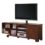 Walker Edison 60-Inch Wood TV Console With Mount, Traditional Brown