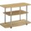 Convenience Concepts Designs2Go 3-Tier TV Stand for Flat Panel Television up to 32-Inch or 80-Pound, Light Oak