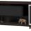 PLATEAU SR-V 75 EB-S Wood 75″ TV Stand, Espresso finish, Silver Frame Door