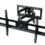 Mount-It! Dual-Arm Articulating TV wall mount for 37″-63″ LCD LED Plasma TV, black color full motion articulating 20″ Pullout swivel tilting