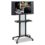 Safco Products 8926BL Impromptu Flat Panel TV Cart , Black Frame
