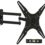 Mount-It! TV Wall Mount Full Motion LCD, LED 4K TV Swivel Bracket for 23-55 inch Screen Size, Compatible with VESA 400×400, 66 lbs Capacity (MI-2065L)