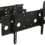 Mount-It! Heavy-Duty TV Wall Mount Bracket with Full Motion Articulating Dual Arms Swivel Corner Bracket for 42 to 70 inch Screen LCD OLED Plasma 4K Flat Panels, 220 Lbs Capacity